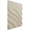 Ekena Millwork 19 5/8in. W x 19 5/8in. H Modern Wave EnduraWall Decorative 3D Wall Panel Covers 2.67 Sq. Ft. WP20X20MWEPE - alternate 3